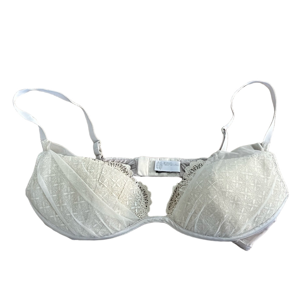 Peach John Women’s Elegant White Lace Bra